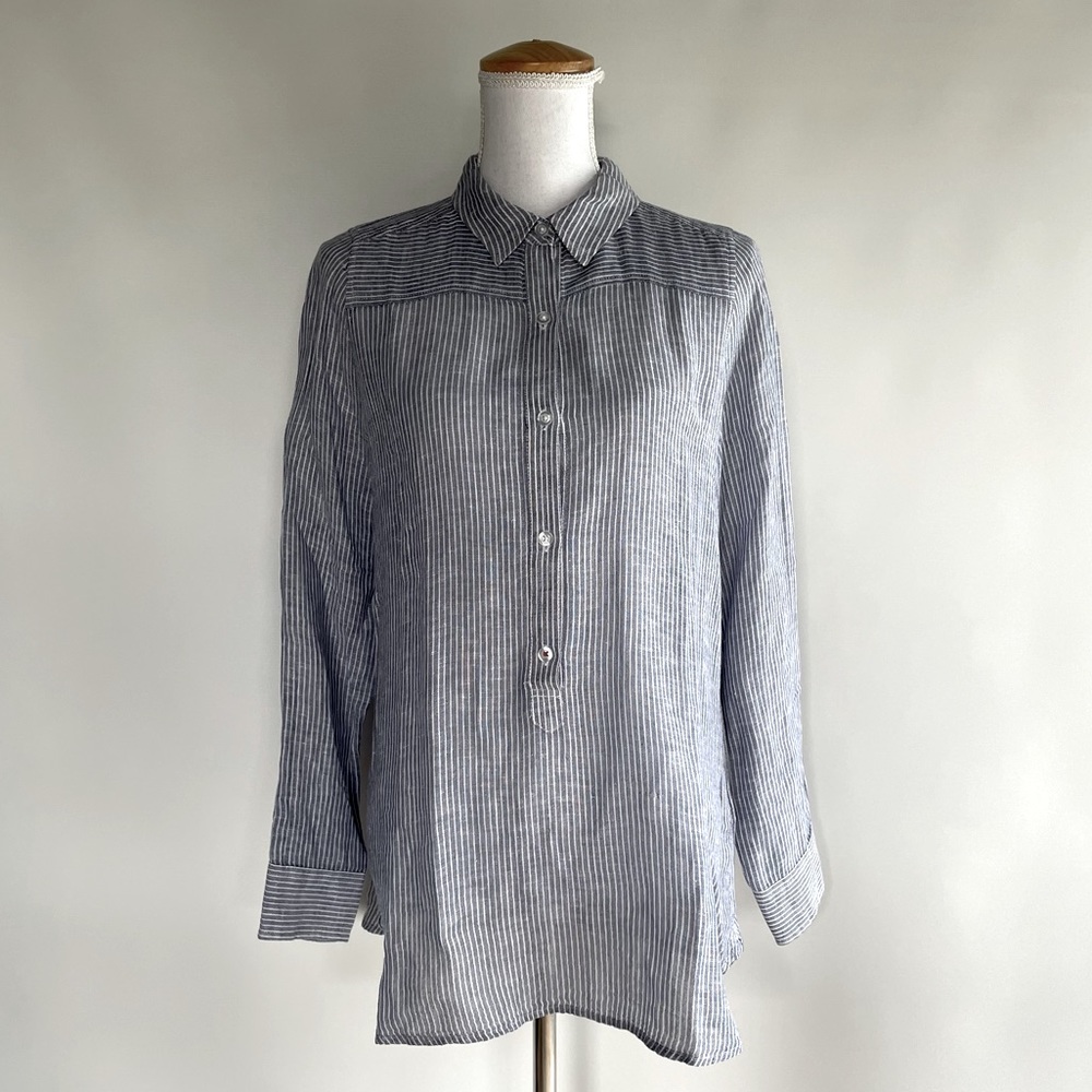 Lucky Brand Linen Blend Tunic - sz S